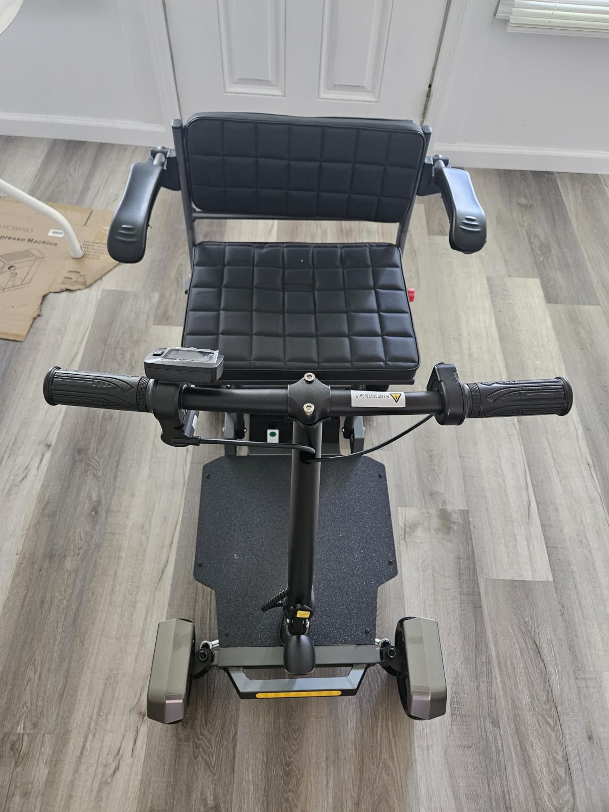 Lightweight Mobility Scooters for Seniors and Adults, Foldable 4-Wheel Motorized Scooter with Storage Crate & Basket, Aluminum Frame, 450W Brushless Motor, Led Light, 25 Miles Range, 400Lbs Capacity customer photo 2