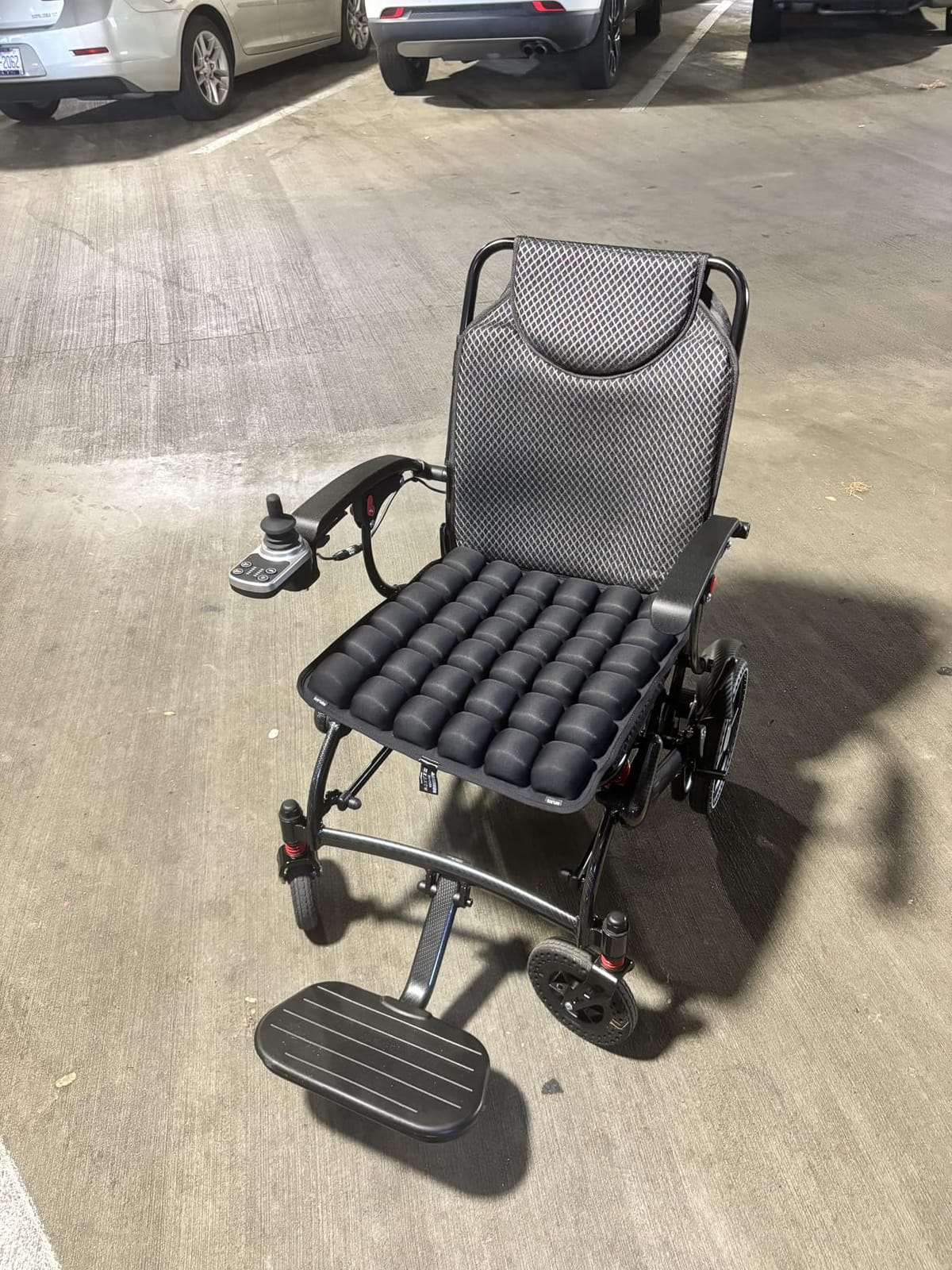 Electric Wheelchairs for Adults Foldable 36LBS Lightweight Frame-Black | 15 Miles Range, Max Support 350 LBS, 500W Brushless Motors Power Motorized for Seniors with LED Light, Airline Approval customer photo 1