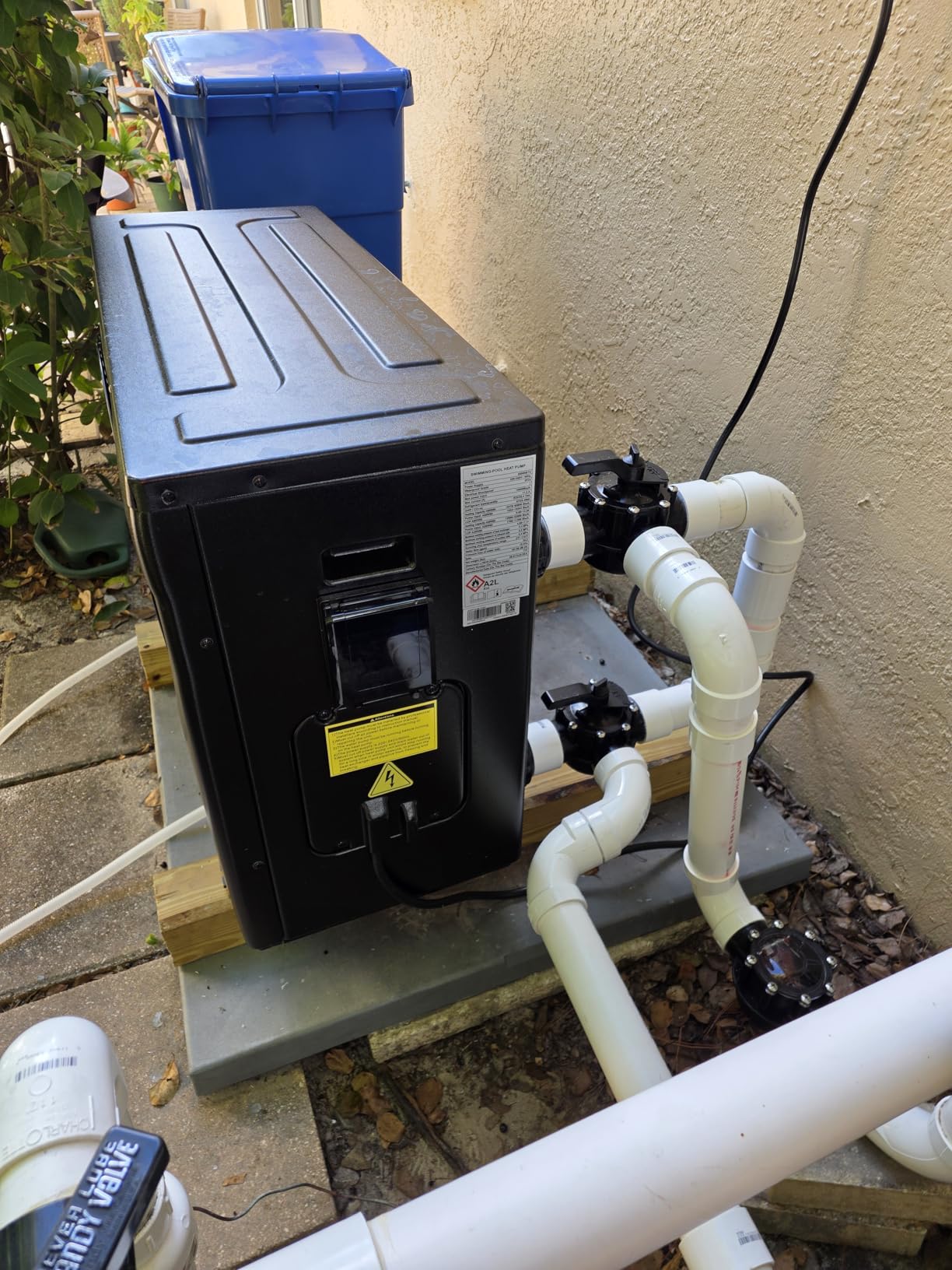 Pool Heat Pump 18450 BTU, 110V Electric Pool Heater for Above Ground Pools up to 6000 Gallons, Energy Efficient Heat Pump Pool Heater with WiFi Control, Titanium Heat Exchanger- V5 customer photo 1