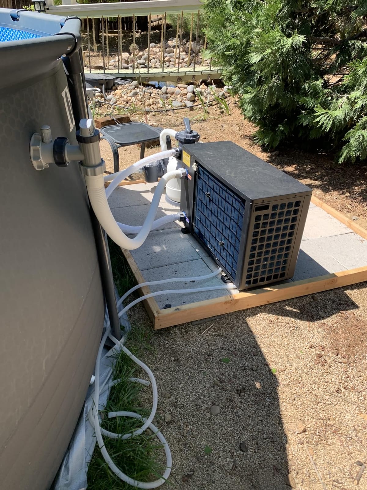 Pool Heat Pump 18450 BTU, 110V Electric Pool Heater for Above Ground Pools up to 6000 Gallons, Energy Efficient Heat Pump Pool Heater with WiFi Control, Titanium Heat Exchanger- V5 customer photo 2