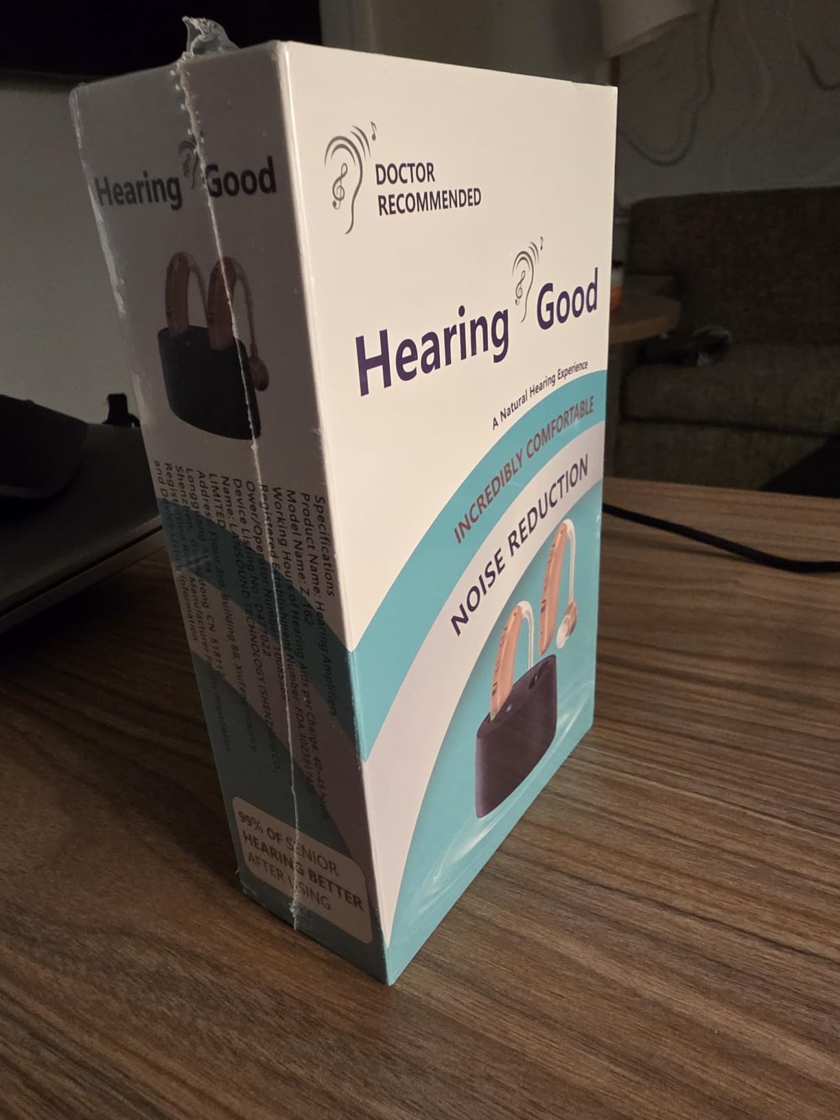 Hearing Aids for Seniors, Hearing Aid Rechargeable for Hearing Loss, Personal Hearing Amplifier with Volume Control and Portable Magnetic Charging Case, Noise Canceling Hearing Aids customer photo 1