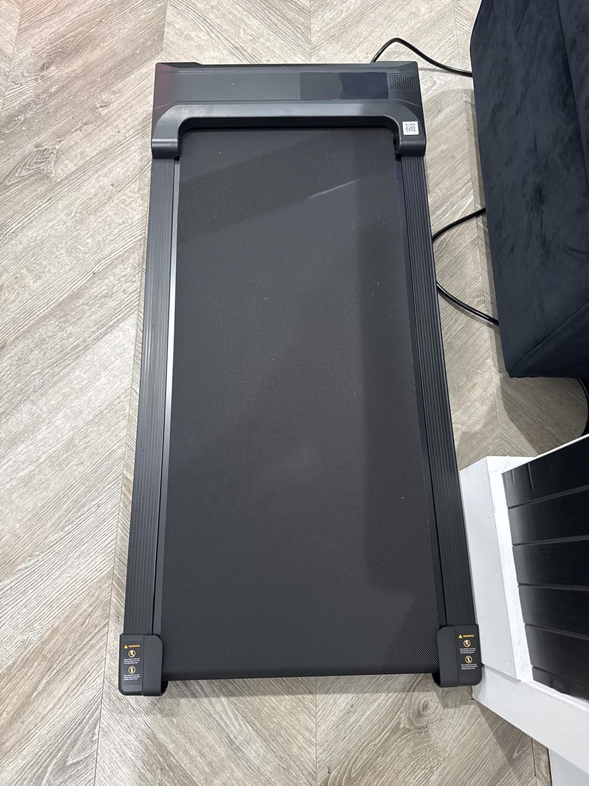 Walking Pad Treadmill for Home - Under Desk Treadmills Mini Portable Walking Running Machine Slim Compact Small Lightweight Motorized Electric Treadmill with Adjustable Speed Remote customer photo 2