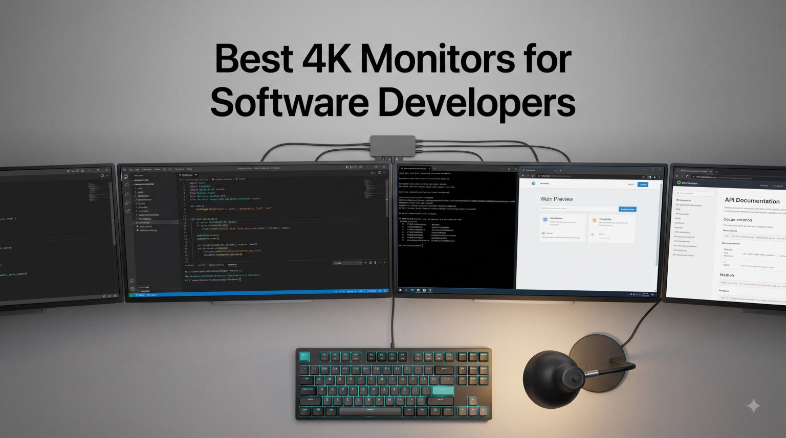 Best 4K Monitors for Software Developers