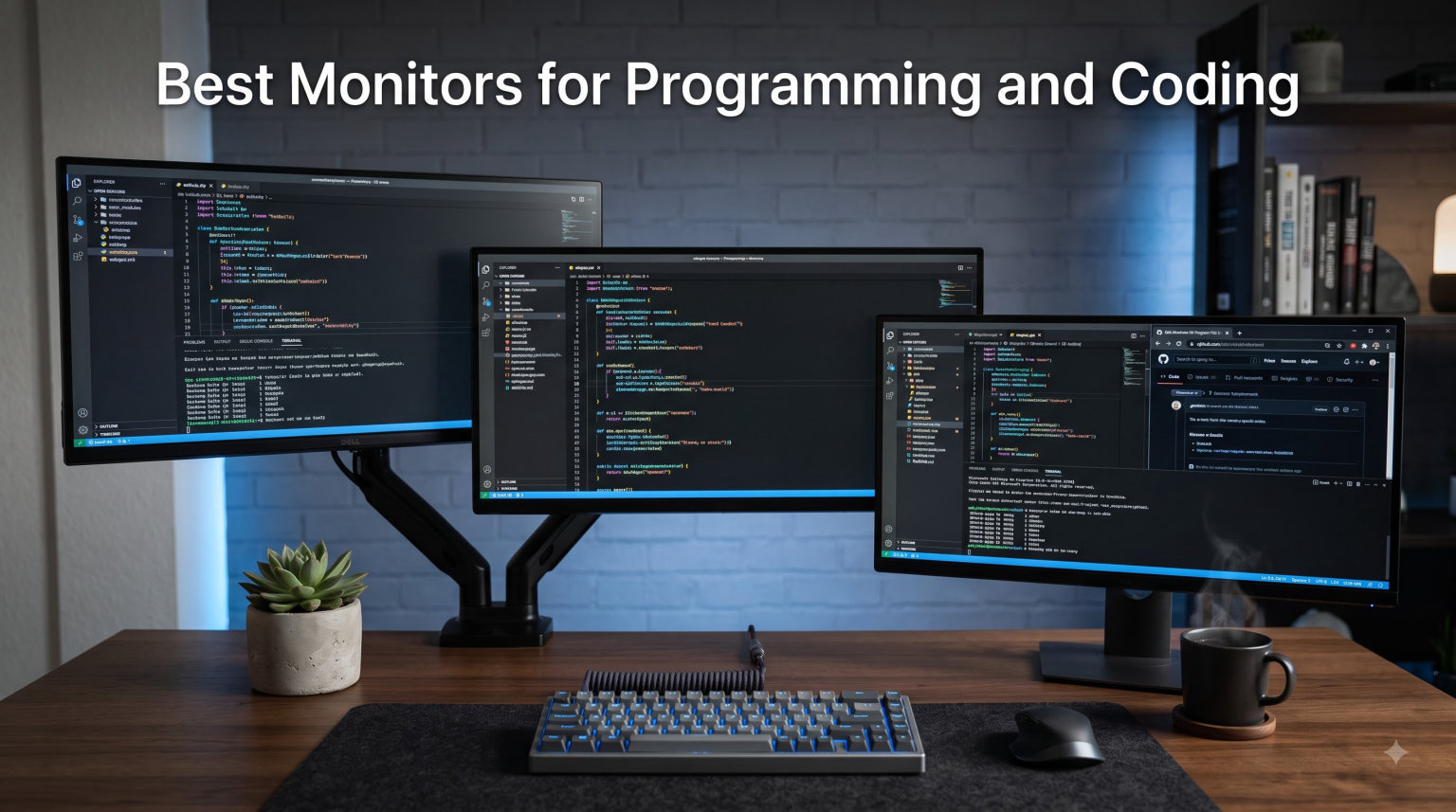 Best Monitors for Programming and Coding