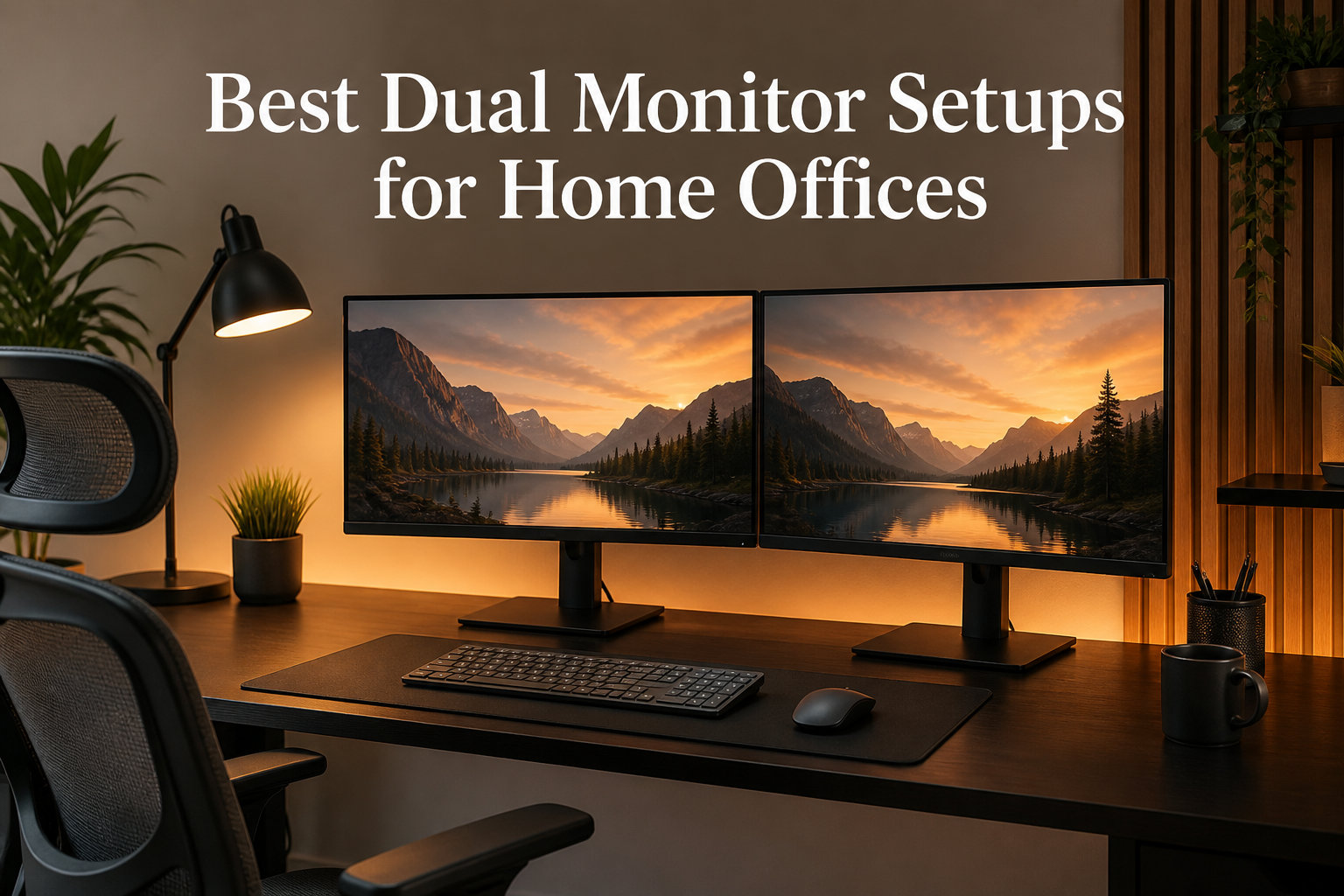 Best Dual Monitor Setups for Home Offices