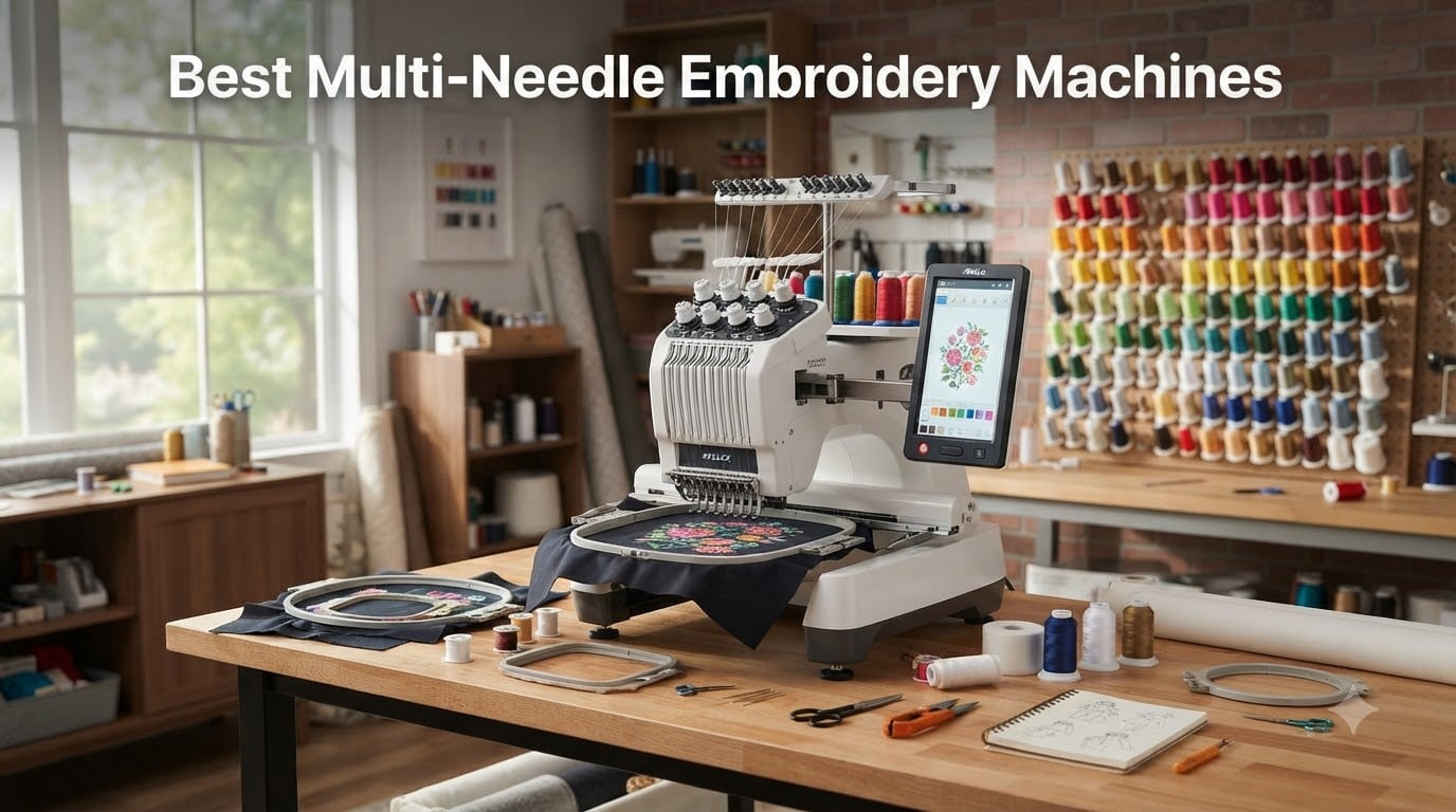 Best Multi-Needle Embroidery Machines