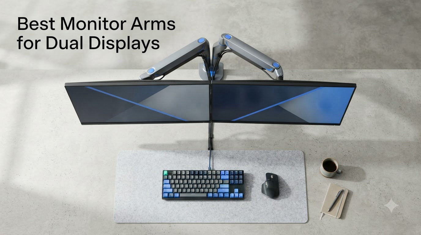 Best Monitor Arms for Dual Displays