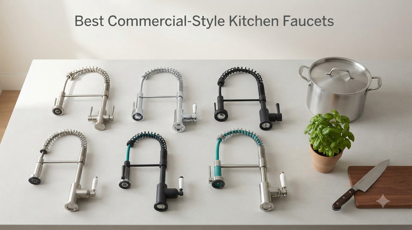 Best Commercial-Style Kitchen Faucets
