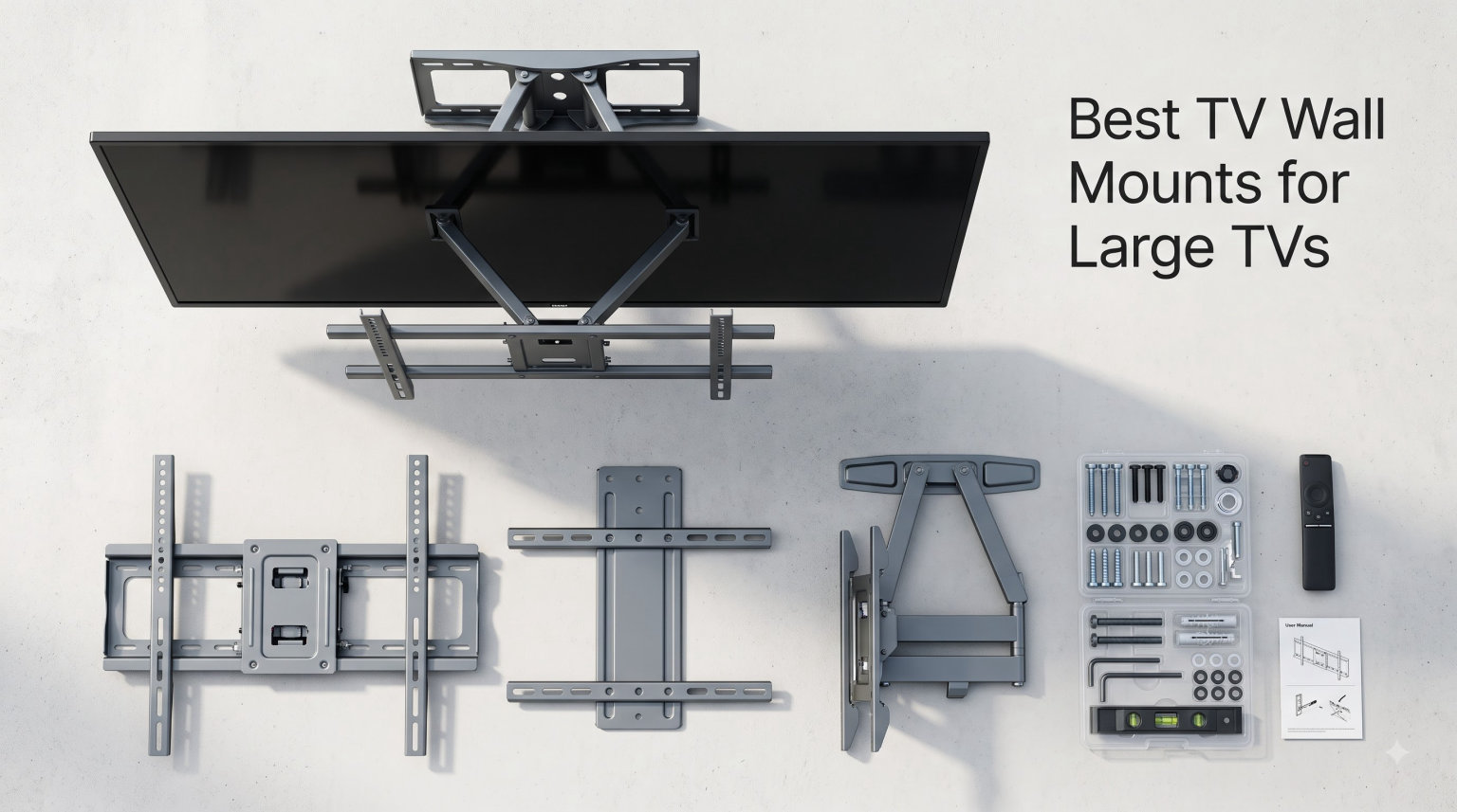 Best TV Wall Mounts for Large TVs