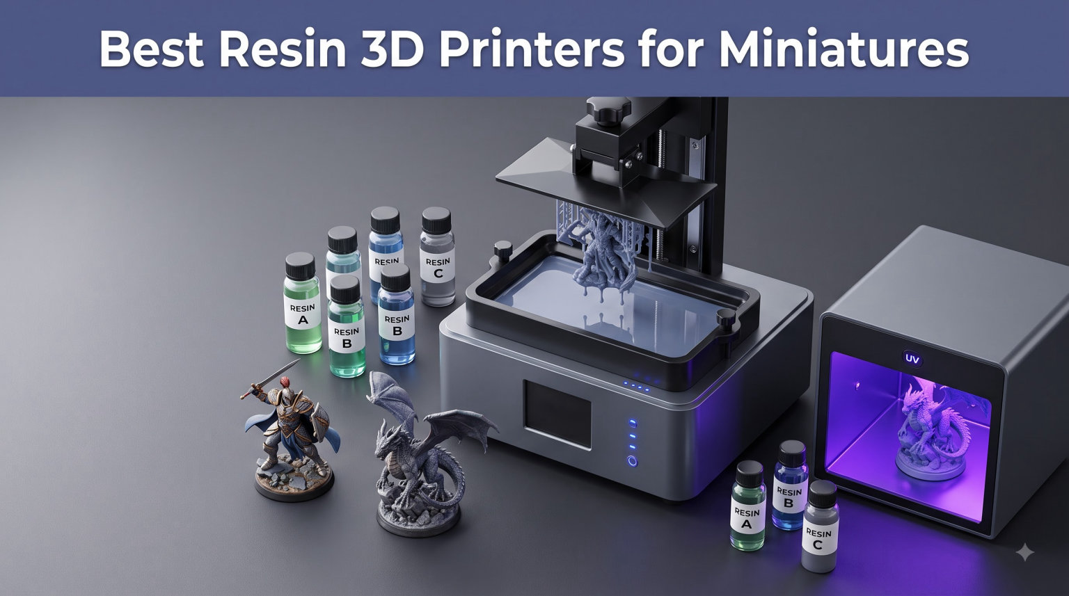 Best Resin 3D Printers for Miniatures