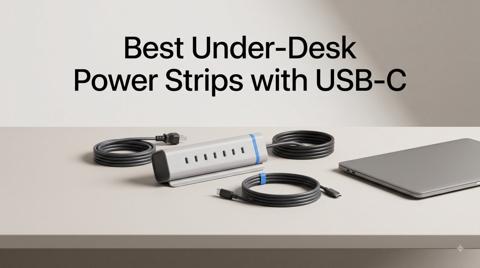 Best Under-Desk Power Strips with USB-C