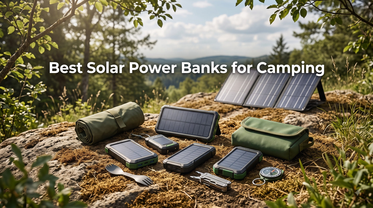 Best Solar Power Banks for Camping