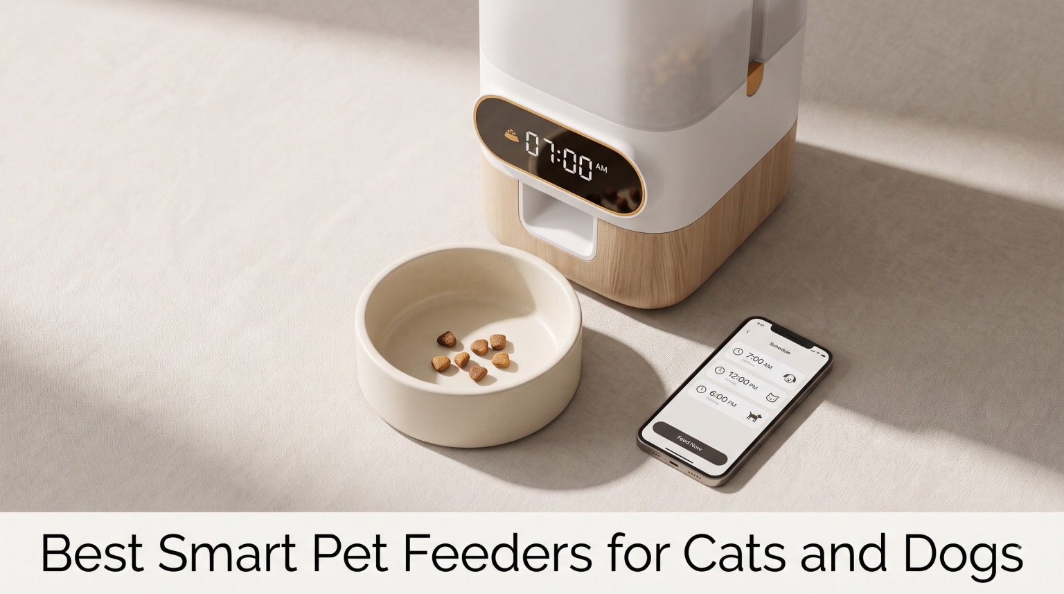 Best Smart Pet Feeders for Cats and Dogs
