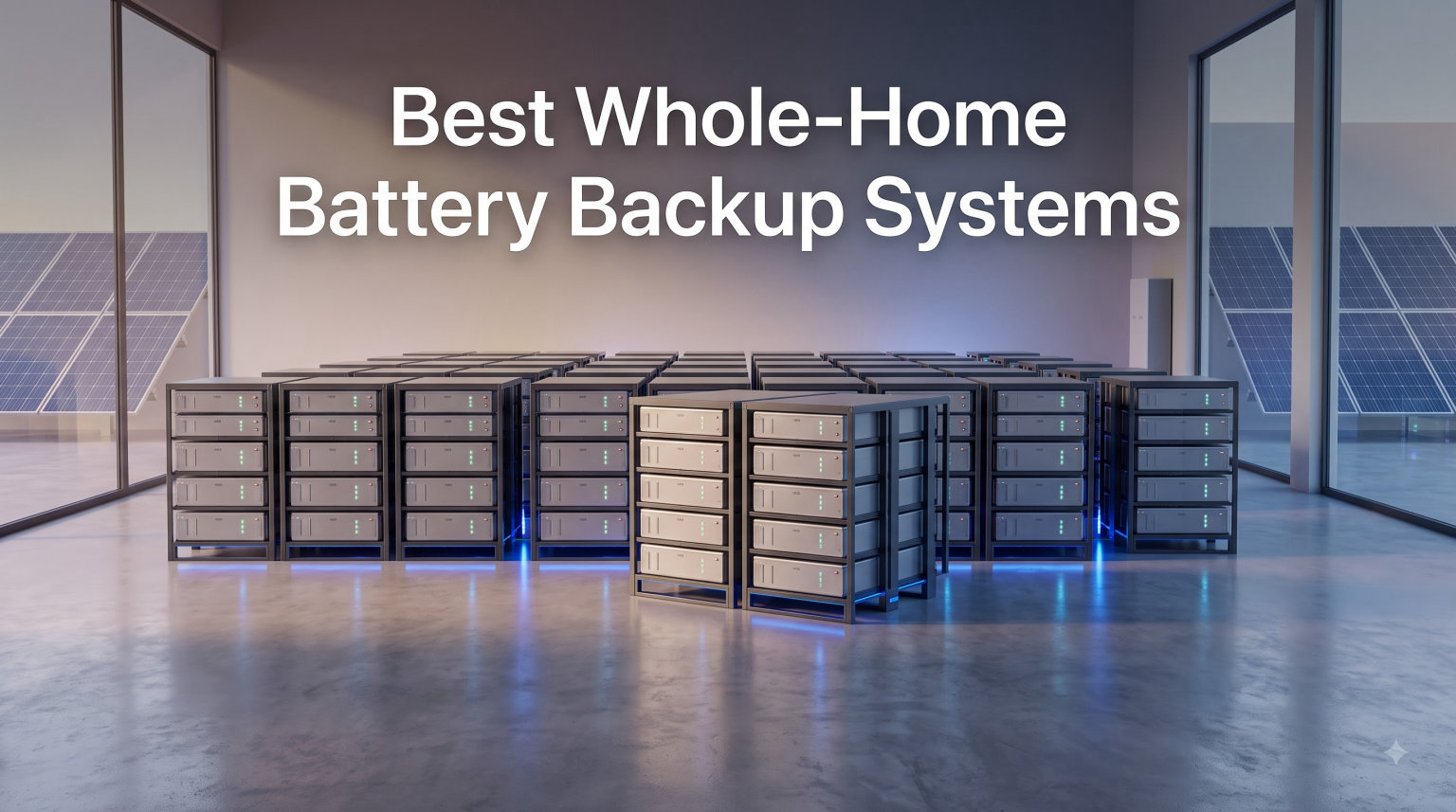 Best Whole-Home Battery Backup Systems