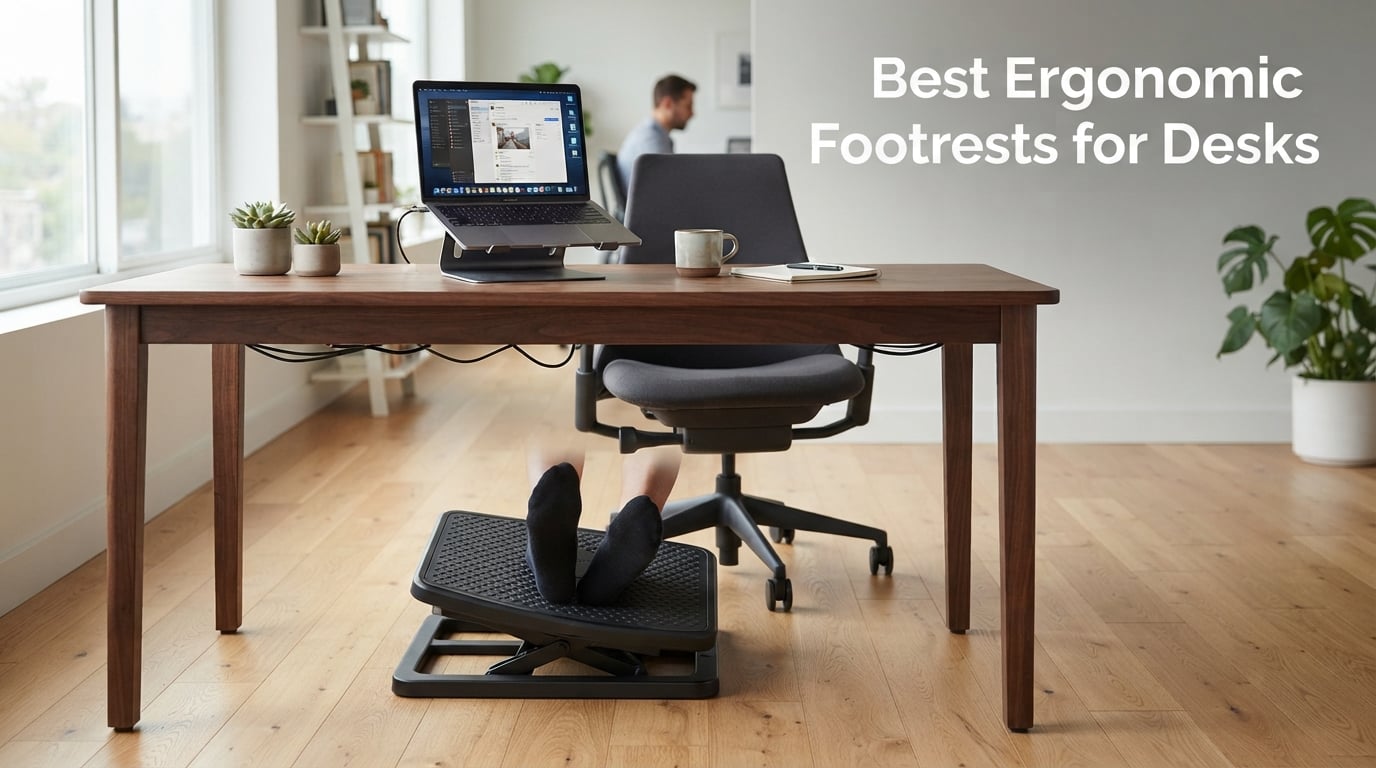 Best Ergonomic Footrests for Desks