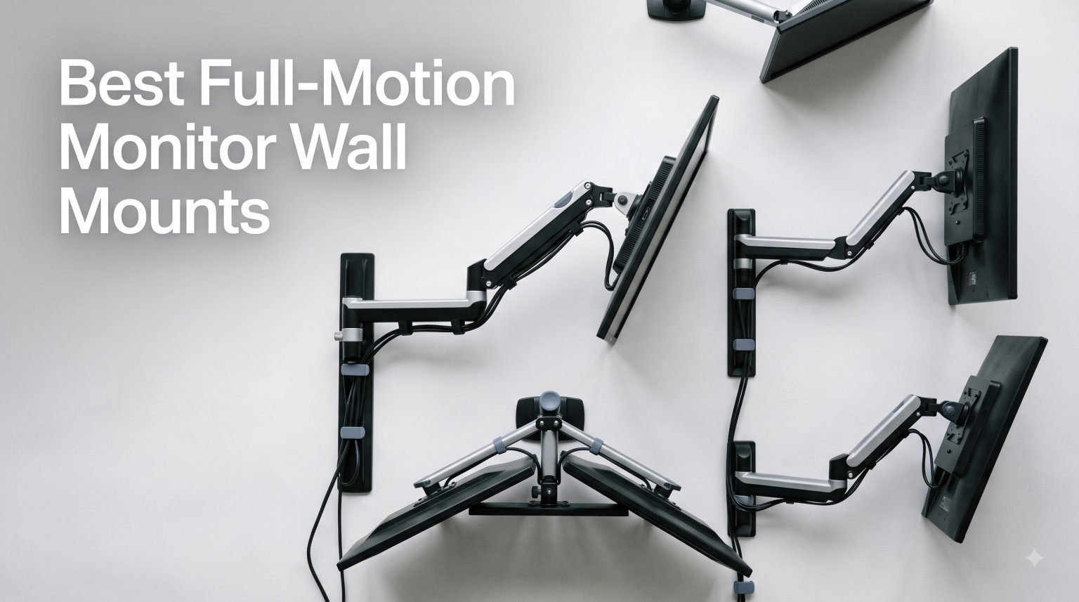 Best Full-Motion Monitor Wall Mounts