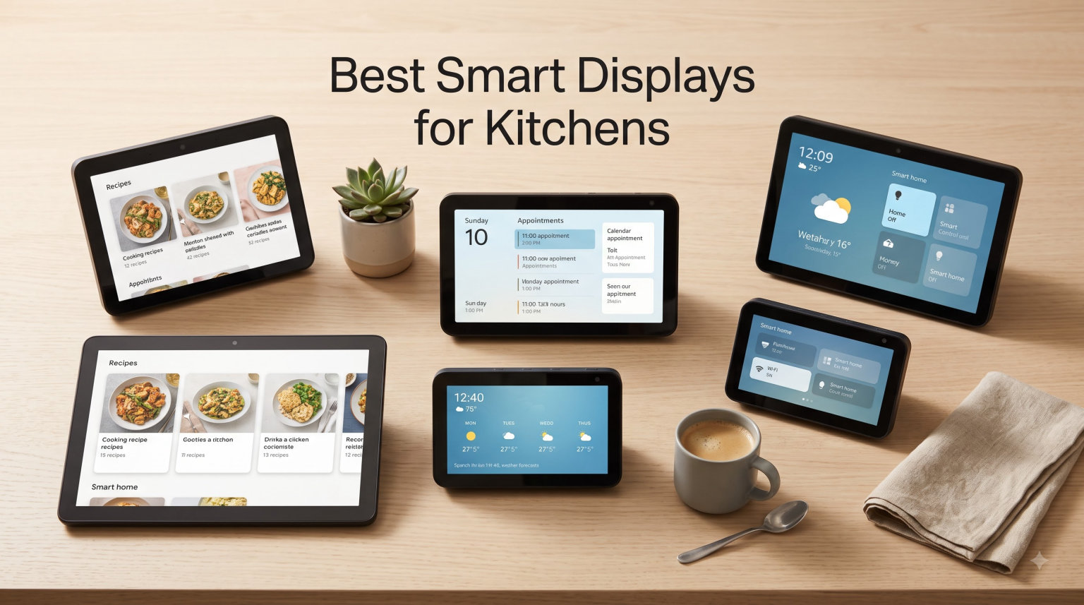 Best Smart Displays for Kitchens