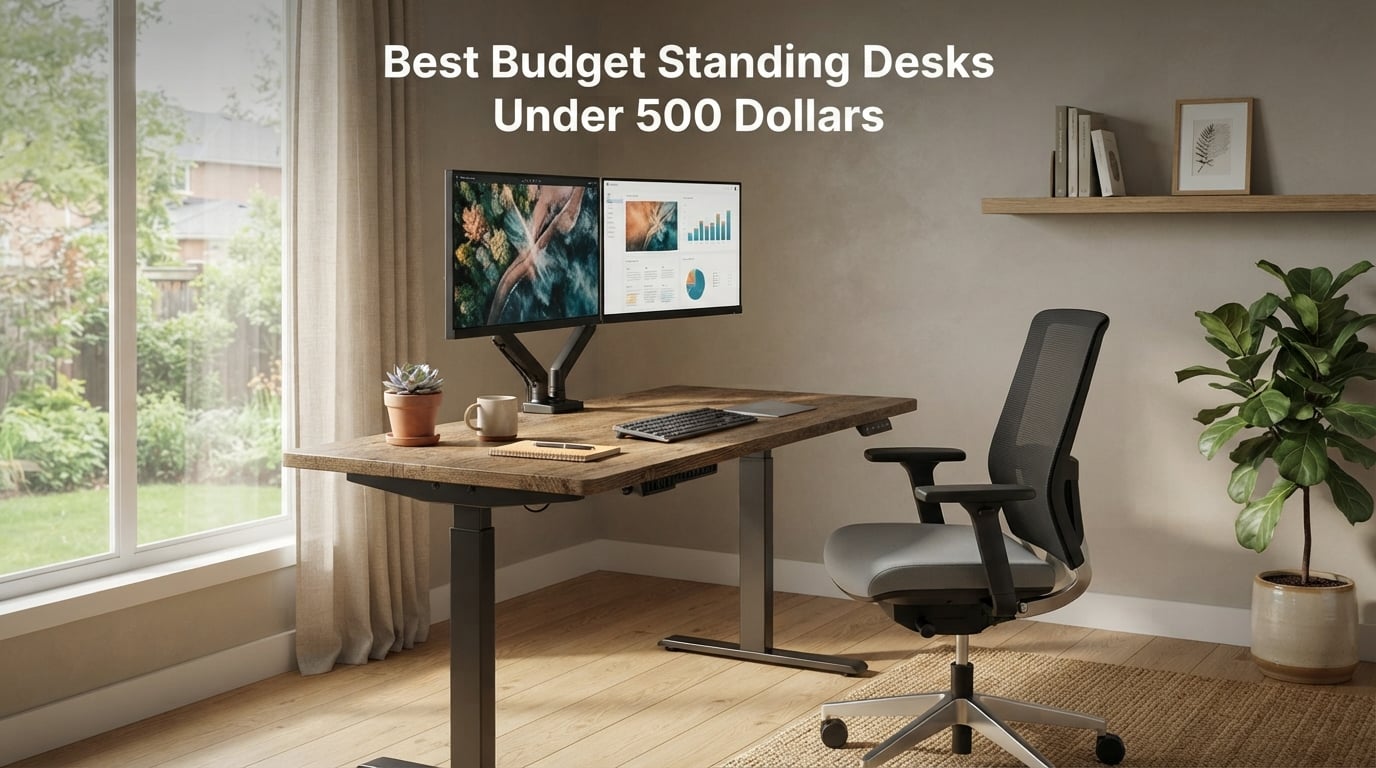 Best Budget Standing Desks Under 500 Dollars
