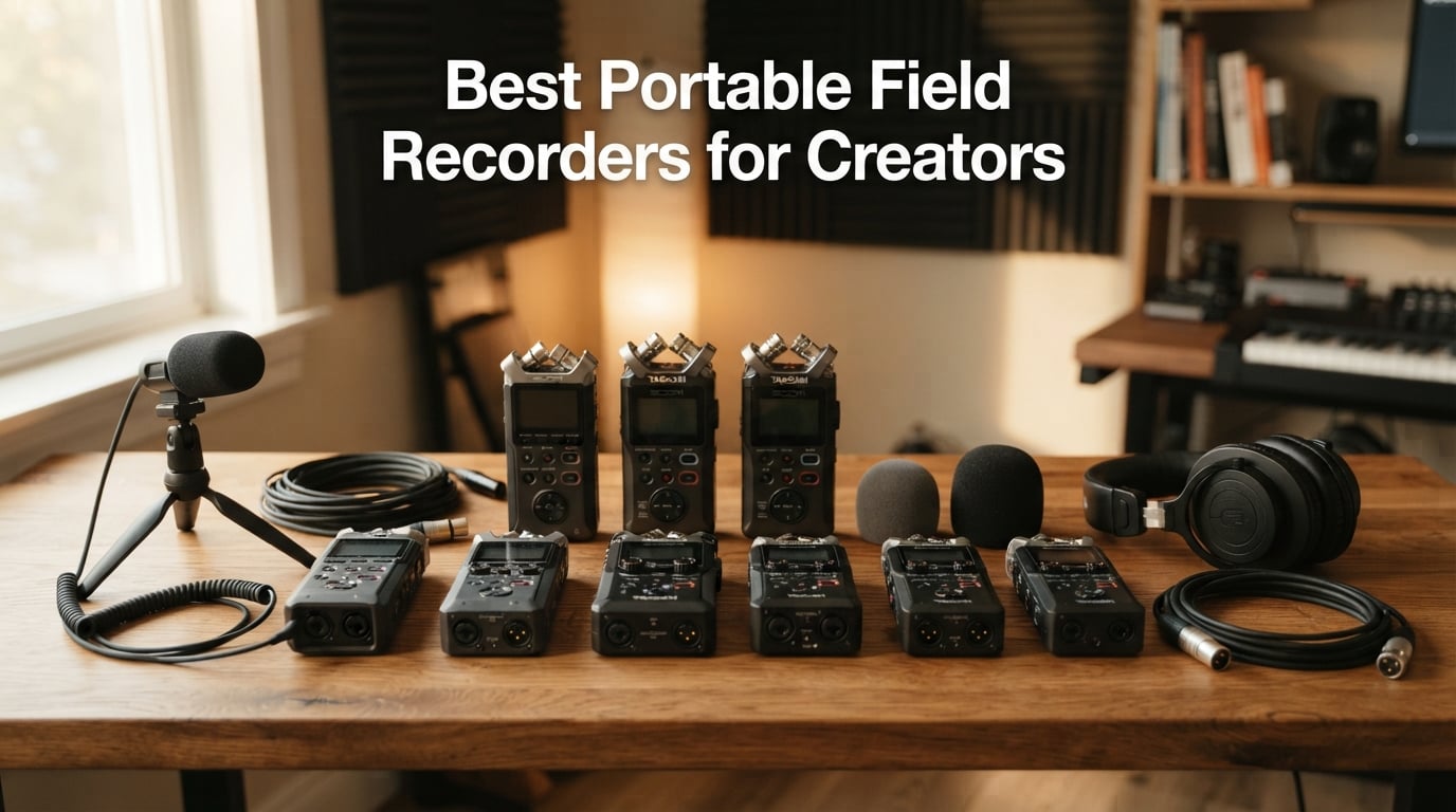 Best Portable Field Recorders for Creators