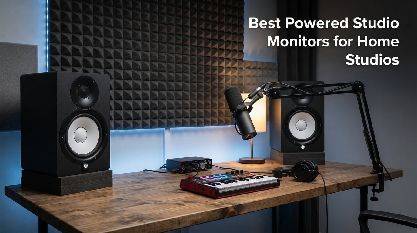 Best Powered Studio Monitors for Home Studios