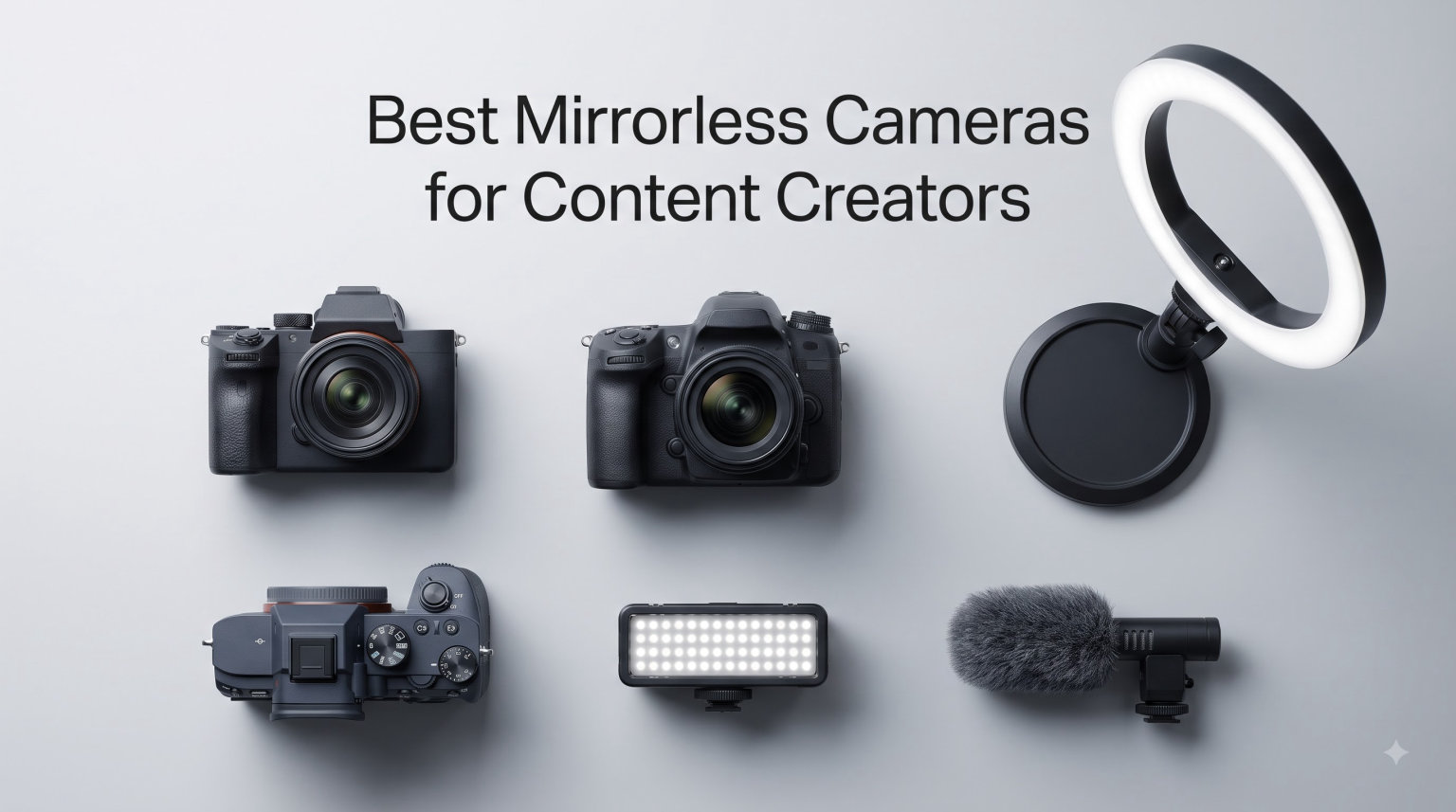 Best Mirrorless Cameras for Content Creators