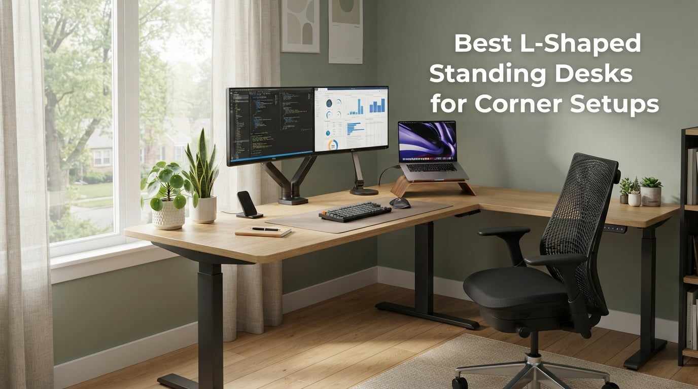 Best L-Shaped Standing Desks for Corner Setups
