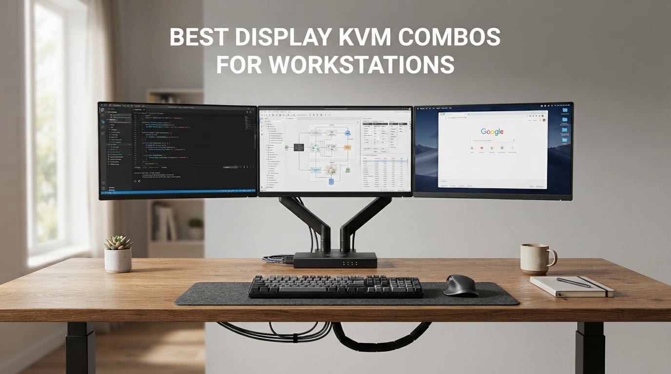 Best Display KVM Combos for Workstations