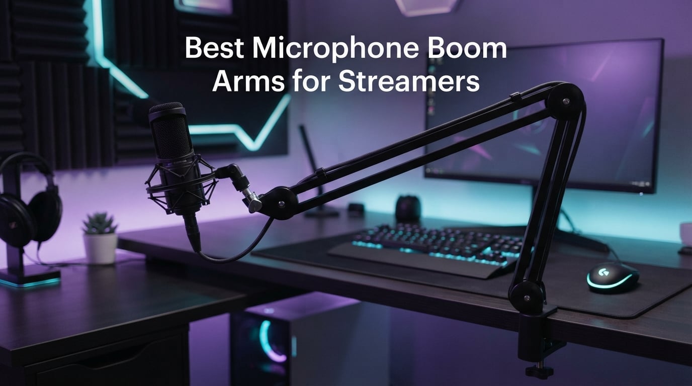 Best Microphone Boom Arms for Streamers