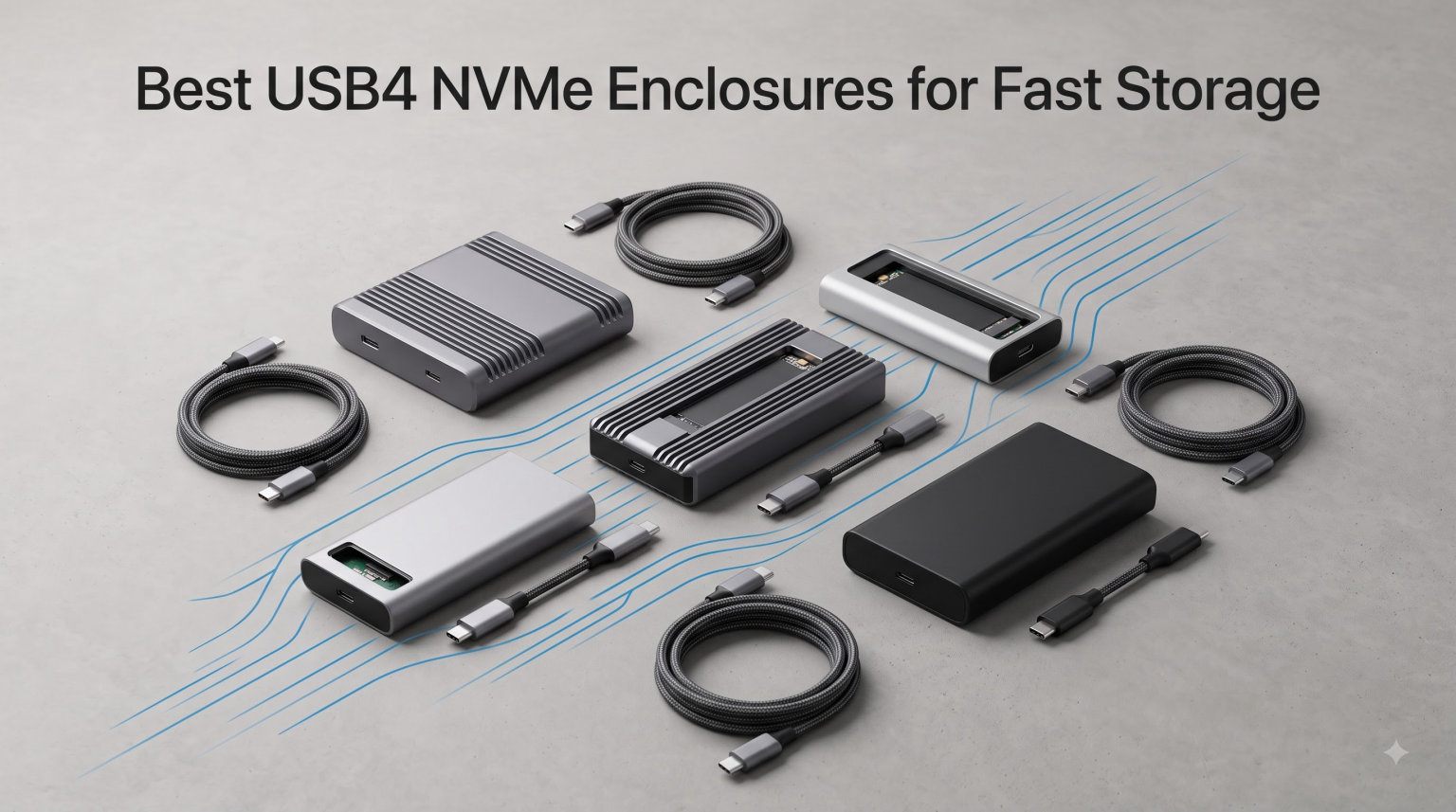Best USB4 NVMe Enclosures for Fast Storage