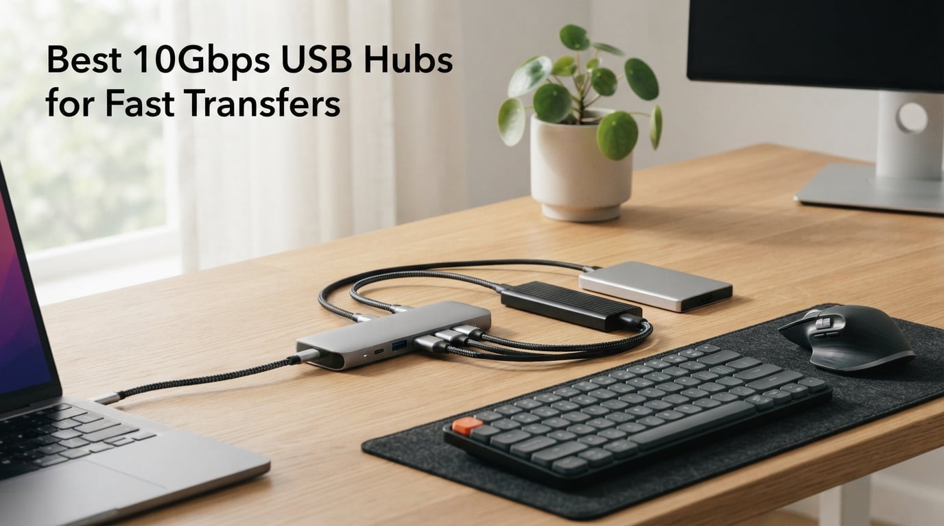 Best 10Gbps USB Hubs for Fast Transfers