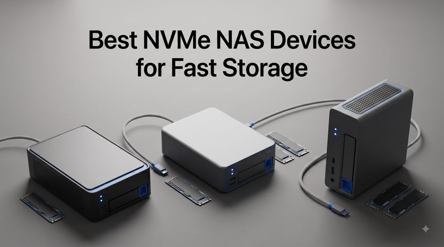 Best NVMe NAS Devices for Fast Storage