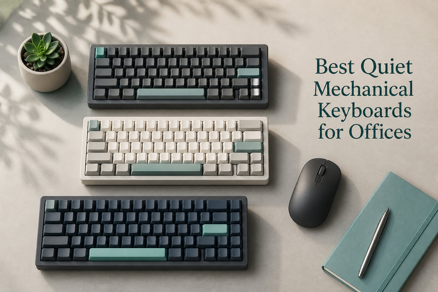 Best Quiet Mechanical Keyboards for Offices