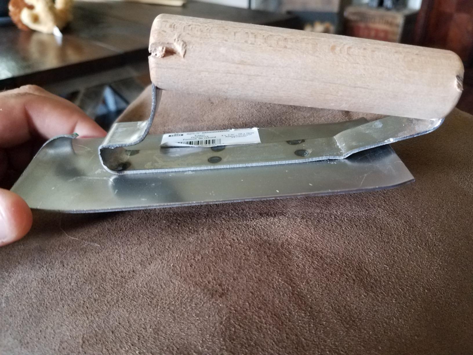 MARSHALLTOWN QLT Curved Concrete Edger, 6 x 2 3/4 Inch, Hand Edger Tool customer photo 2