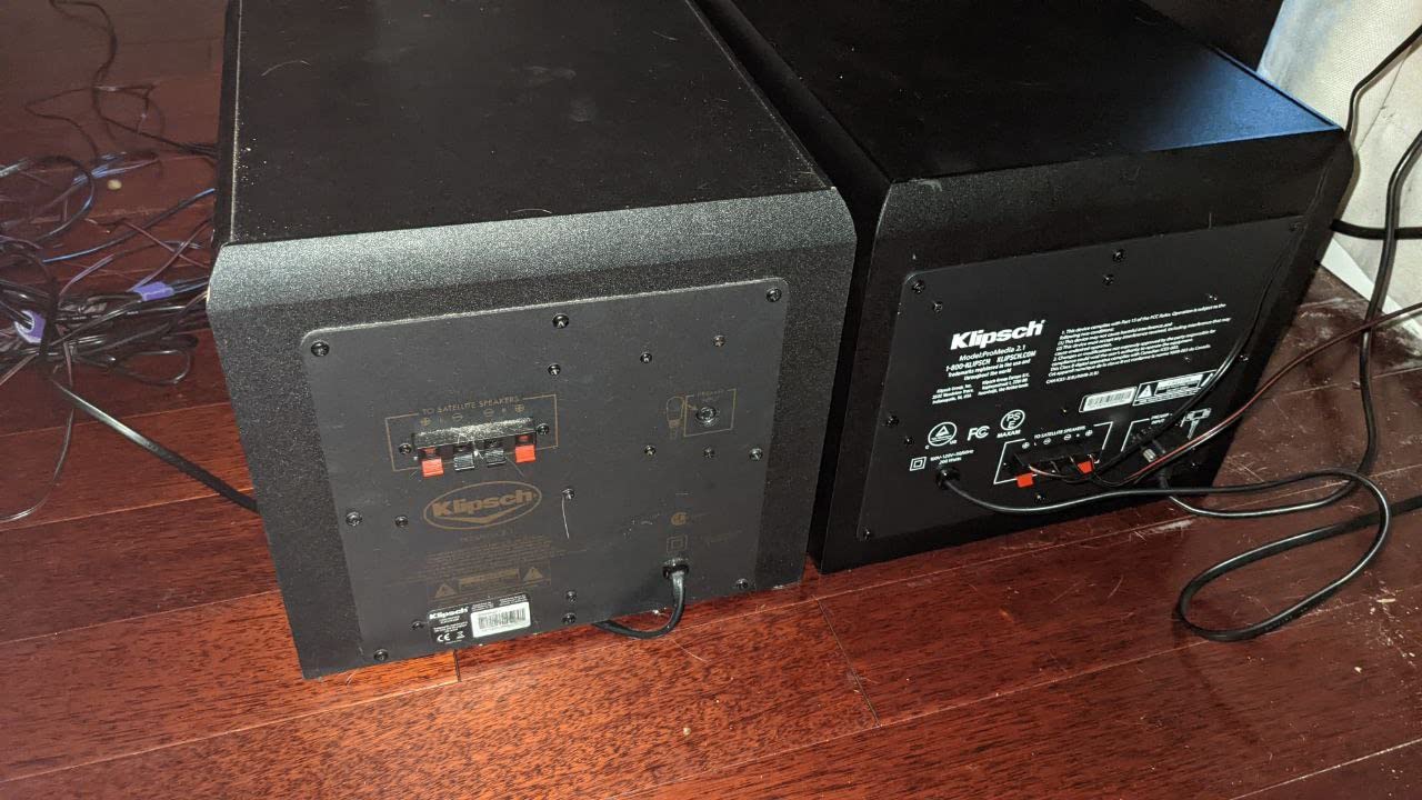 Klipsch ProMedia 2.1 THX Certified Computer Speaker System (Black) customer photo 1