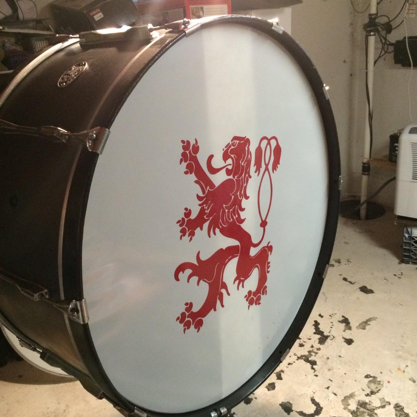 Ludwig LF350B Black Parade Marching Bass Drum Sling customer photo 1