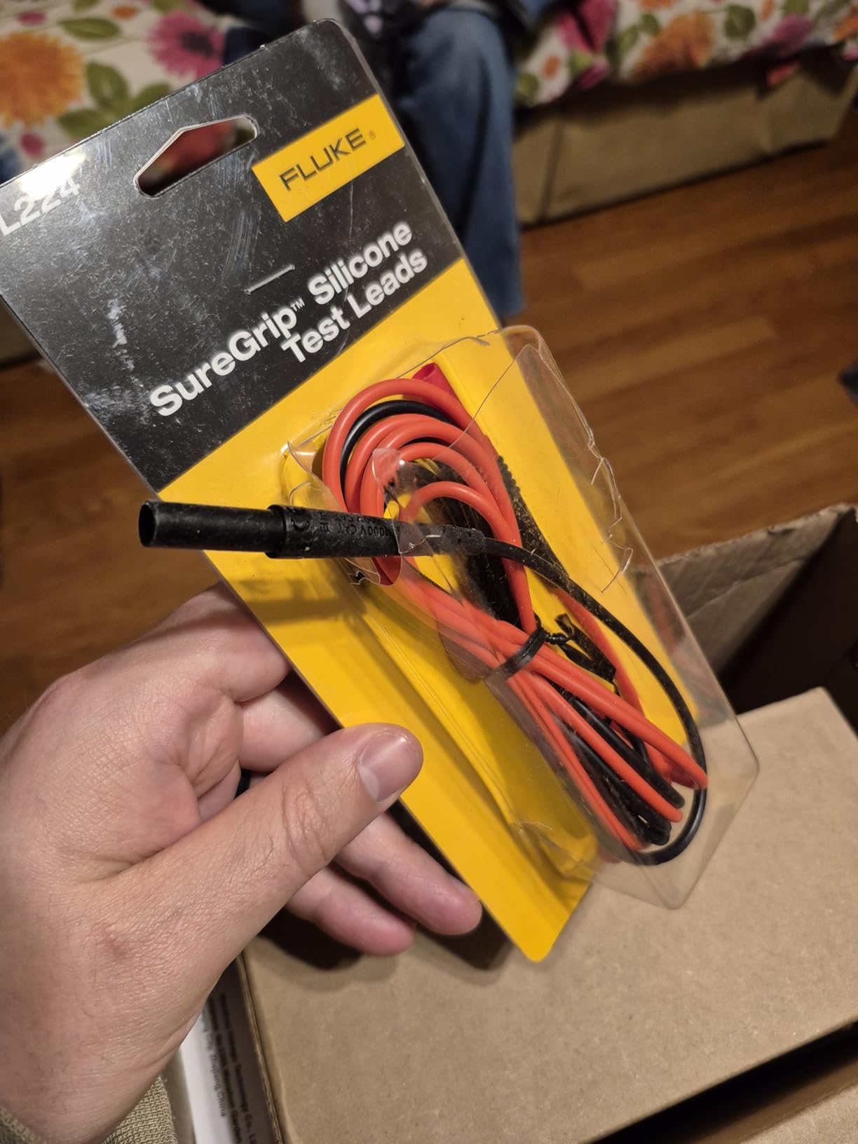 Fluke TL224 SureGrip Insulated Test Leads customer photo 1