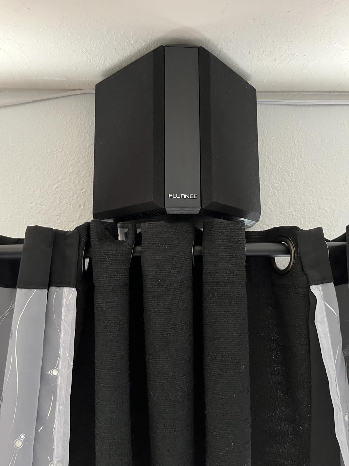 Fluance Elite High Definition 2-Way Bipolar Surround Speakers for Wide Dispersion Surround Sound in Home Theater Systems - Black Ash/Pair (SXBP2) customer photo 1
