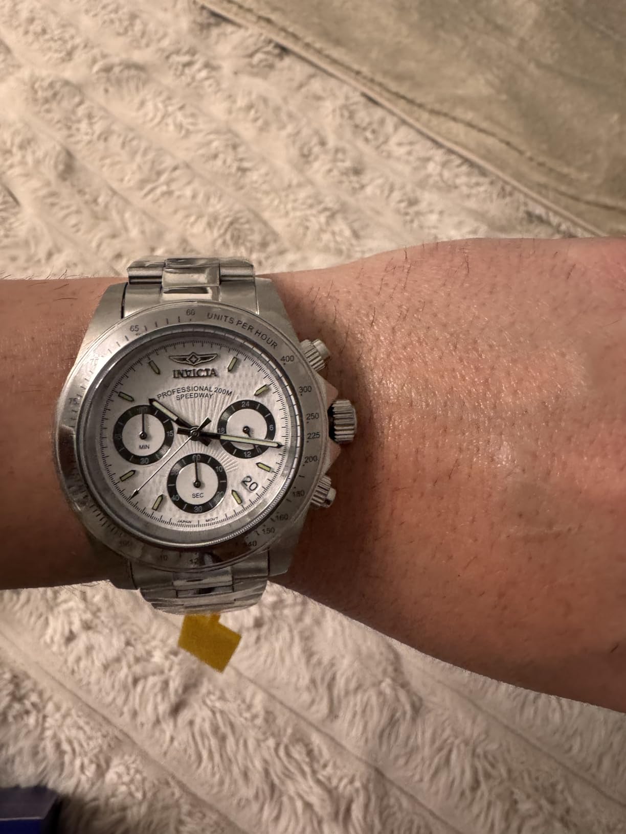 Men's Speedway Collection Stainless Steel Watch customer photo 1