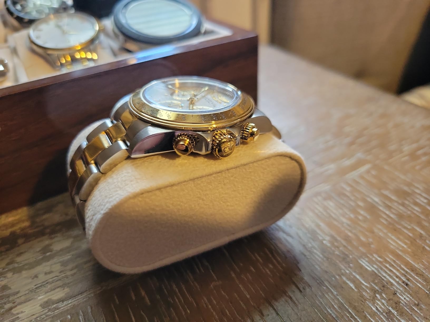 Men's Speedway Collection Stainless Steel Watch customer photo 2