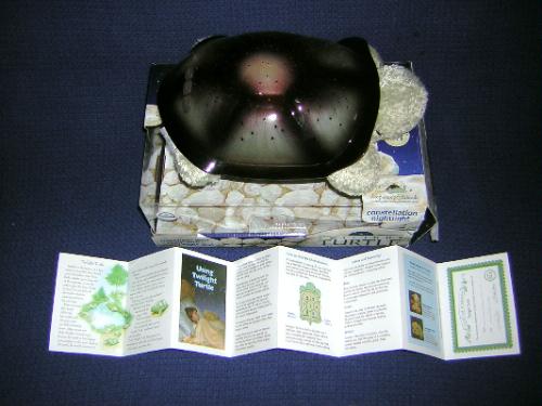 Cloud b Calming Nightlight Star Projector | Gentle Brightness | 3 Colors | 8 Constellations | Auto-Shutoff | Twilight Turtle Green customer photo 1