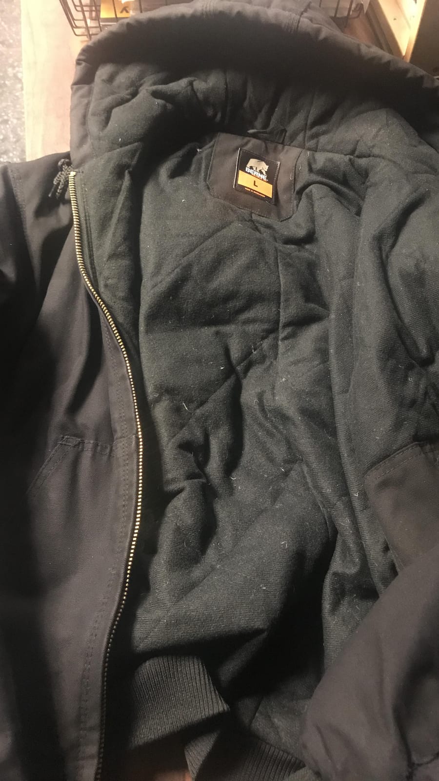 Berne Men's Heritage Duck Hooded Active Work Jacket customer photo 1