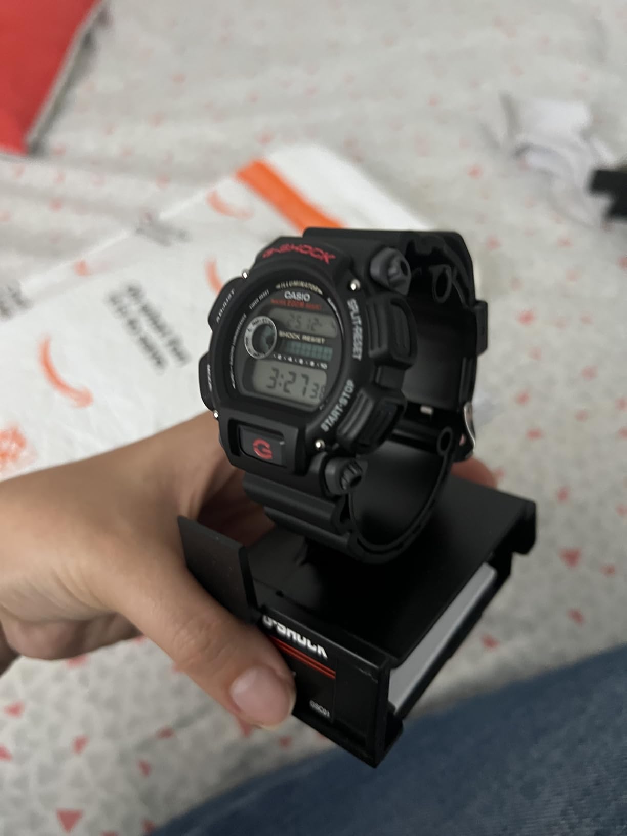 DW9052 Series Men's Digital G-Shock Watch, 1/100 SEC Stop Watch, Countdown Timer, LED Light, 200M WR, Shock Resistant, Multi Alarm, Auto Calendar, Dual Time, 2 Yr Battery customer photo 2