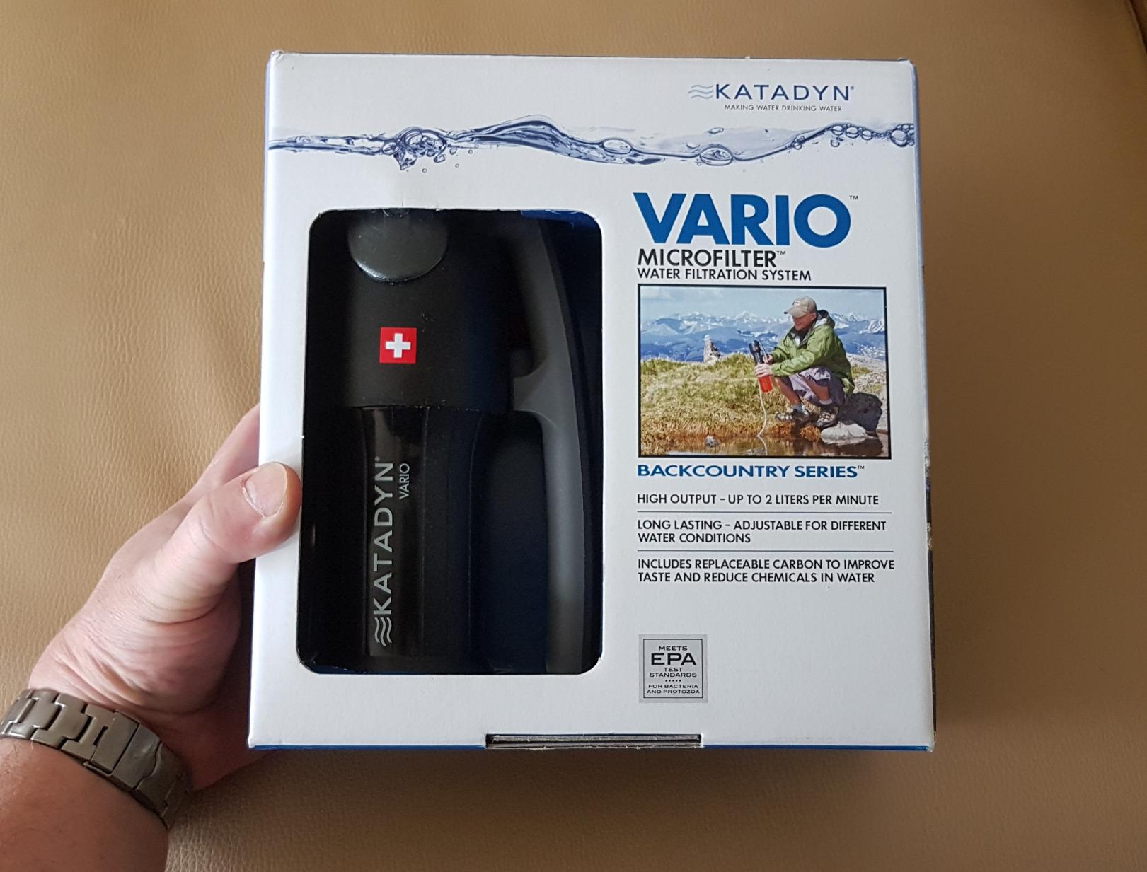 Katadyn Vario Dual Mode Hand Pump Continuous Water Filter for Backcountry customer photo 2