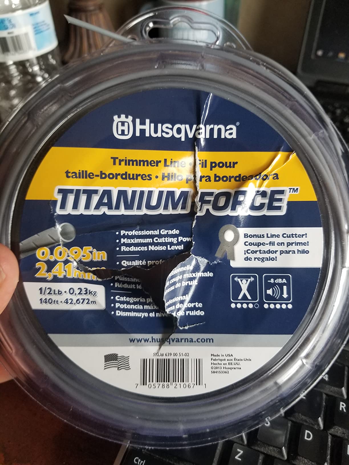 Husqvarna Titanium Force 0.095 String Trimmer Line 639005102, Outdoor Tools customer photo 2