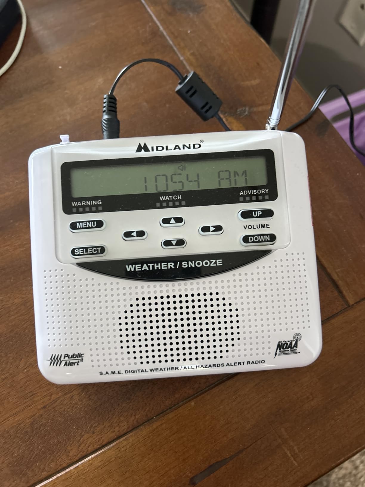 Midland - WR120B - NOAA Emergency Weather Alert Radio customer photo 1