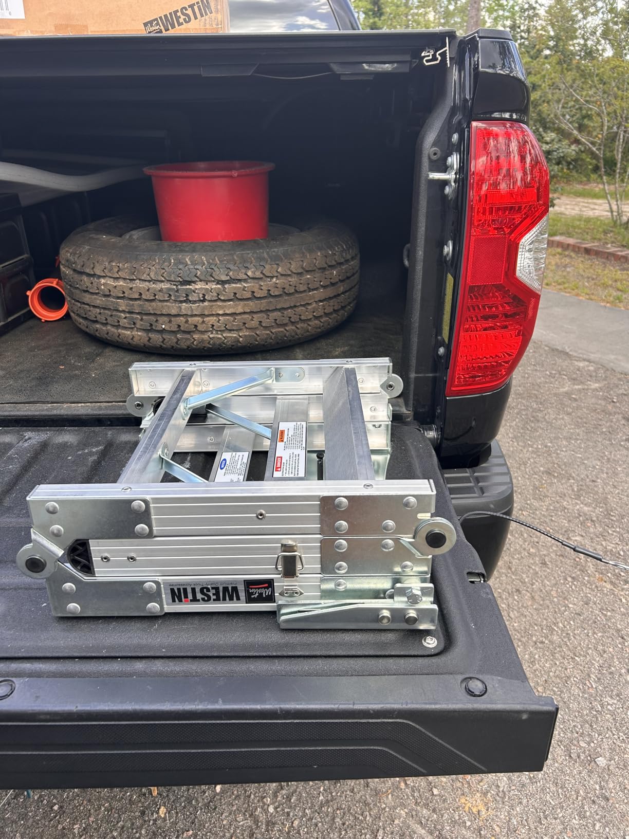 Westin 10-3000 Truck-Pal Tailgate Ladder Silver customer photo 1