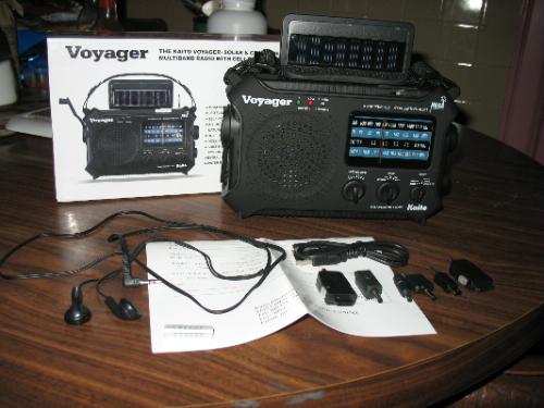 Kaito KA500 5-way Powered Emergency AM/FM/SW NOAA Weather Alert Radio with Solar,Dynamo Crank,Flashlight and Reading Lamp, Color Black customer photo 1