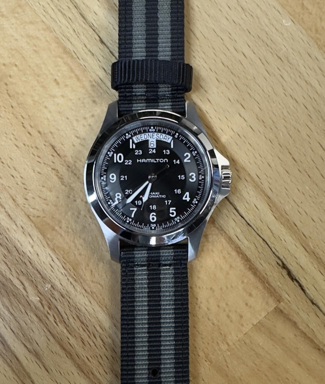 Khaki Field King Automatic Men's Watch, 40mm Stainless Steel Case customer photo 1