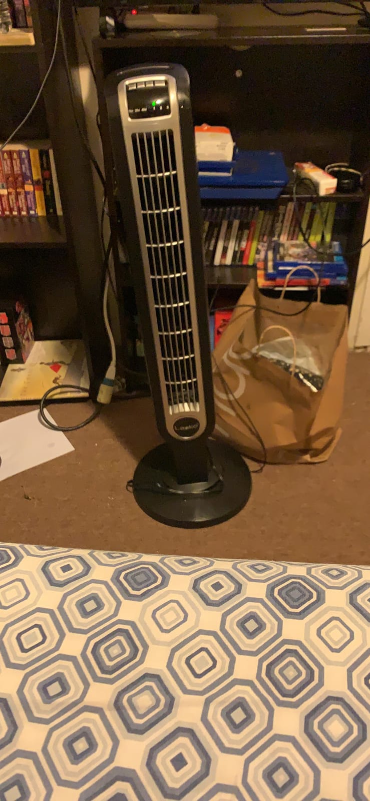 Lasko Oscillating Tower Fan with Remote Control - 36
