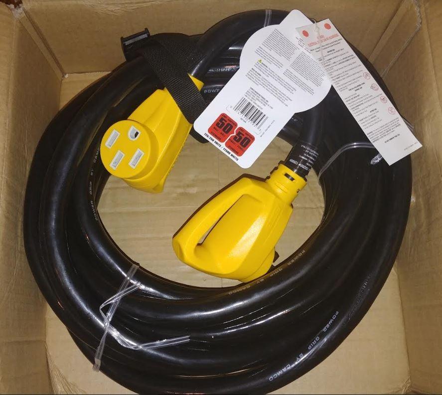 Camco Power Grip 30-Ft 50-Amp RV Extension Cord -Rated for 125/250V/12,500W customer photo 1